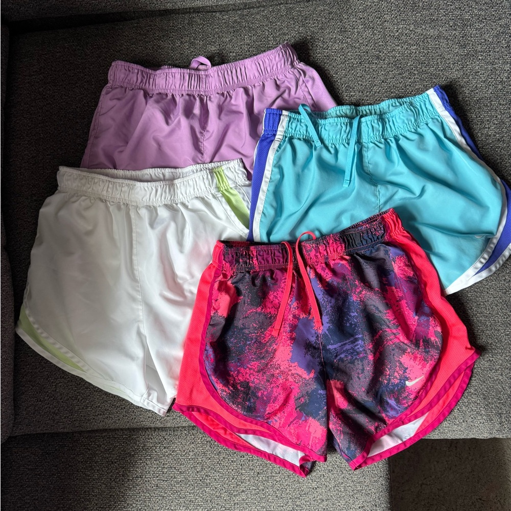 Women's Multicolor Athletic Nike Shorts Lot